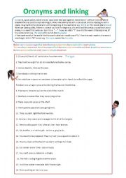 English Worksheet: Oronym Exercise and Game