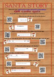 Santa Story with QR Codes