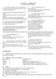 English Worksheet: Seven Song