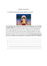 English Worksheet: Future with WILL