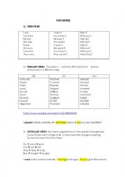English Worksheet: Past simple rules