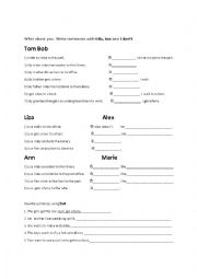 English Worksheet: Agree and disagree