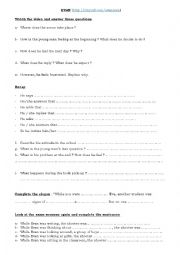 English Worksheet: PREVENTING GUN VIOLENCE IN SCHOOLS