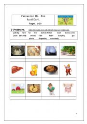English Worksheet: Fantastic Mr. Fox Picture Dictionary 1