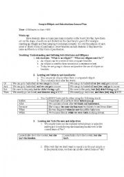 English Worksheet: Lesson Plan 