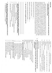 English Worksheet: English exam