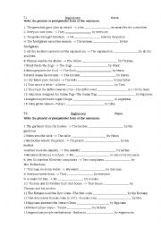 passive voice test