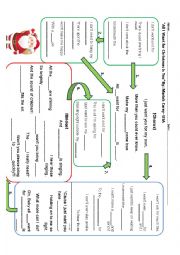 English Worksheet: All I Want For Christmas is You Lyric Worksheet