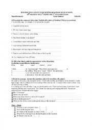 English Worksheet: worksheet