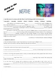 Film Nerve - worksheet