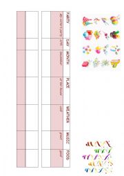 English Worksheet: Talking about the partyby using Past Simple