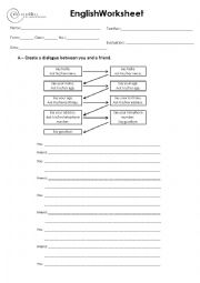 Dialogue worksheet