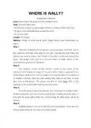 English Worksheet: Where is Wally?