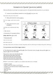 Intonation in Special Questions