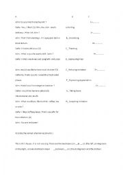 English Worksheet: grammar practice