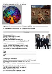 English Worksheet: muse-uprising