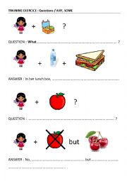 English Worksheet: Have got + food