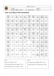English Worksheet: Practice numbers 1 to 1000