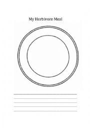 English Worksheet: Animal meals