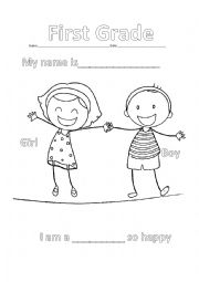 English Worksheet: Personal information.