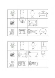  House Furniture Bingo