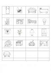 English Worksheet: Bingo vocabulary