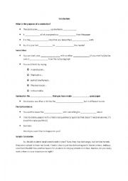 English Worksheet: Conclusions Fill in the blank