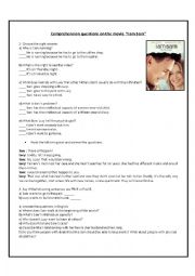 English Worksheet: Comprehension questions on the movie I am Sam