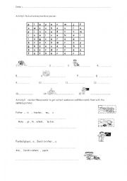 English Worksheet: 7th form worksheet