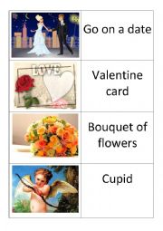 Valentine vocabulary cards part 1
