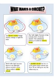 English Worksheet: What makes a circuit?