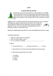 English Worksheet: Reading Comprehension