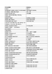 English Worksheet: grade 1