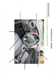 English Worksheet: Car interior