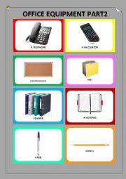 English Worksheet: Office equipment Part 2