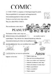 English Worksheet: Comic strips