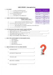 Present Simple - Interrogative form