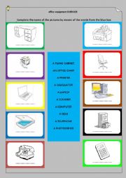 English Worksheet: Office equipment