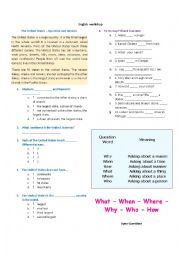 English Worksheet: verb to be reading