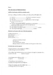 English Worksheet: the blue diamond