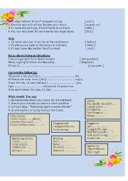 English Worksheet: grammer