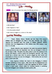 English Worksheet: child abduction 2