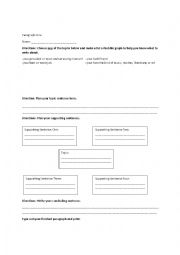 Basic Paragraph Planning Sheet