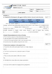 English Worksheet: Test _ Cyberfriends Vs. Traditional Friends