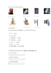 English Worksheet: Exercises 