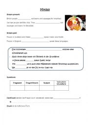 English Worksheet: can, could