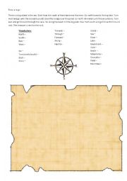 English Worksheet: Draw a map