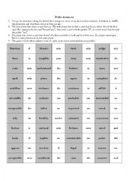 Prefix dominoes