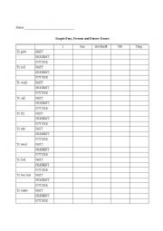 Simple Past, Present and Future Tense With Common Verbs 1