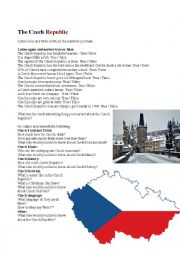 English Worksheet: Czech Republic Listening exercise